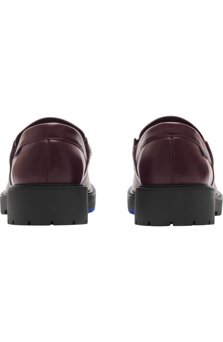 Burberry Leather Raft Loafers, Alternate, color,