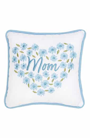 C&F Home Mom Floral Heart Accent Pillow