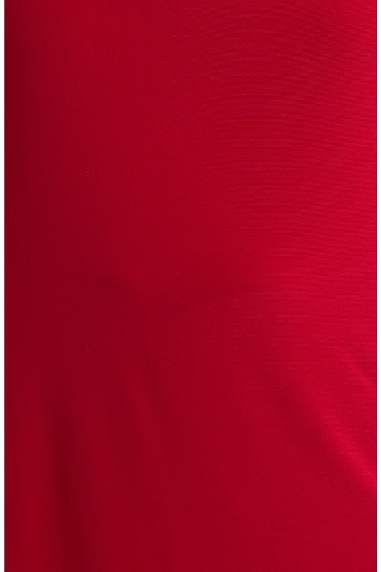 Cowl Neck Top, Alternate, color, FIRE RED