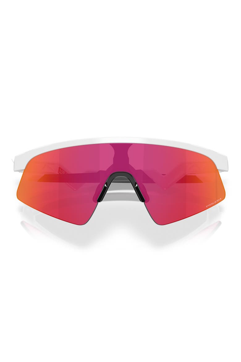 Prizm™ Everyday 28mm Rectangular Sunglasses, Alternate, color, POLISHED WHITE / PRIZM FIELD