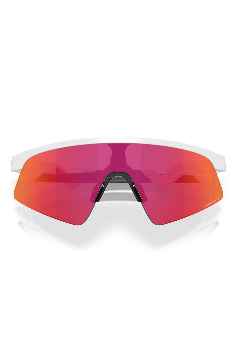 Oakley Prizm<sup>™</sup> Everyday 28mm Rectangular Sunglasses, Alternate, color, Polished White / Prizm Field