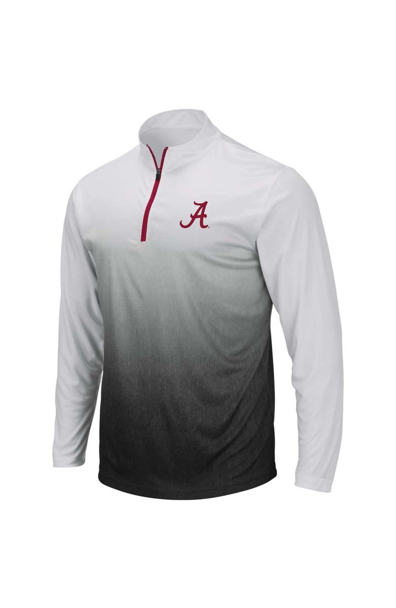 COLOSSEUM Men's Colosseum Gray Alabama Crimson Tide Magic Team Logo Quarter-Zip Jacket, Alternate, color, Gray