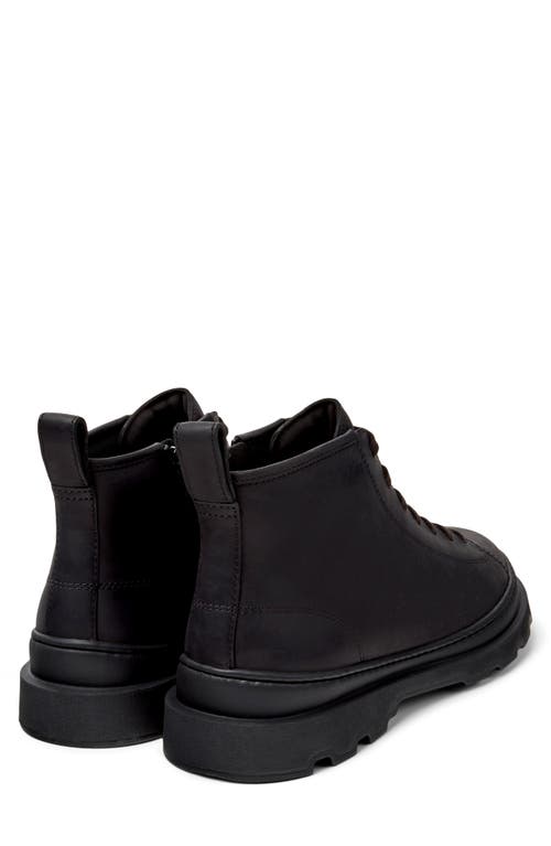 Camper Brutus Lace-up Boots In Black