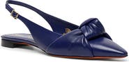 Santoni Slingback Pointed Toe Flat