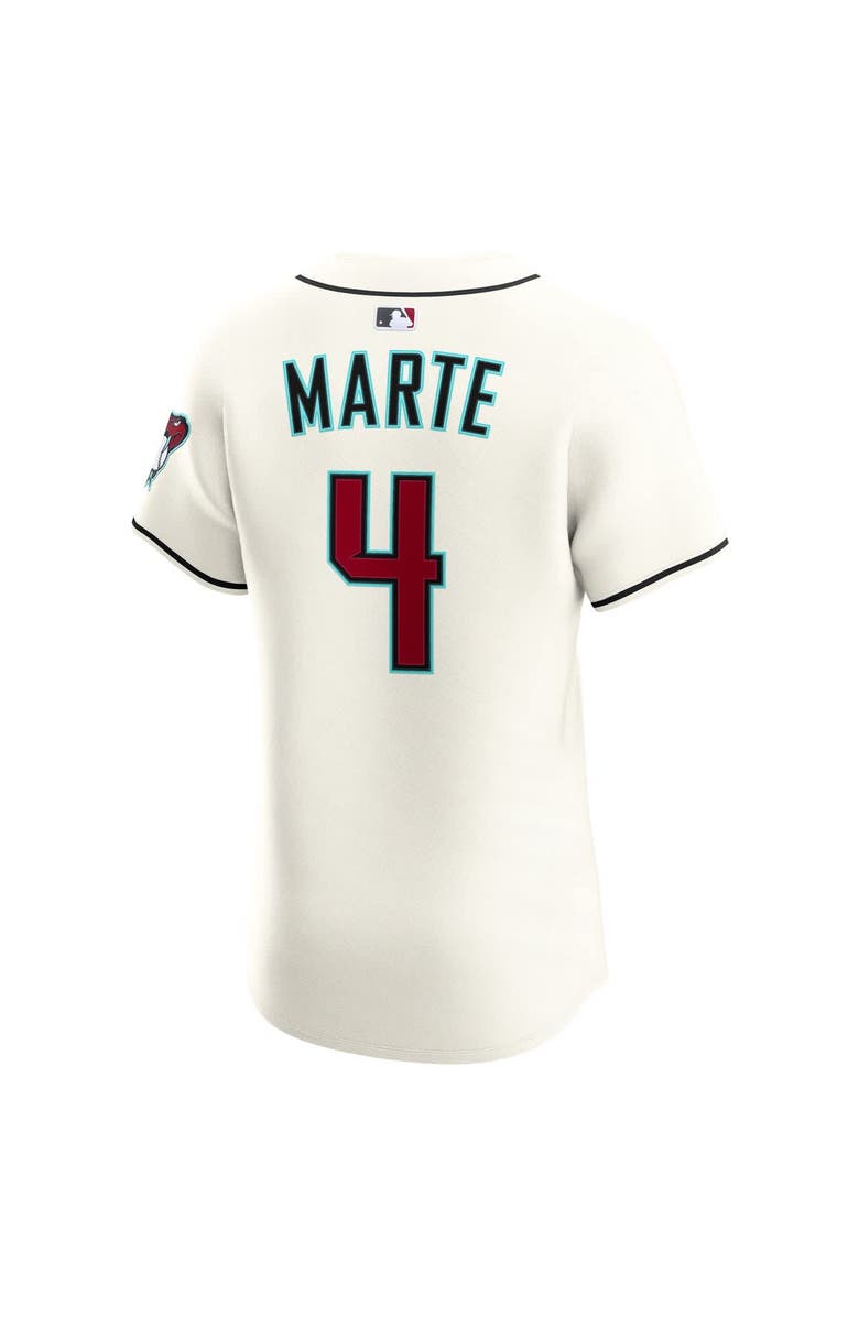 Nike Men's Nike Ketel Marte Cream Arizona Diamondbacks Home Elite Jersey, Alternate, color, Cream