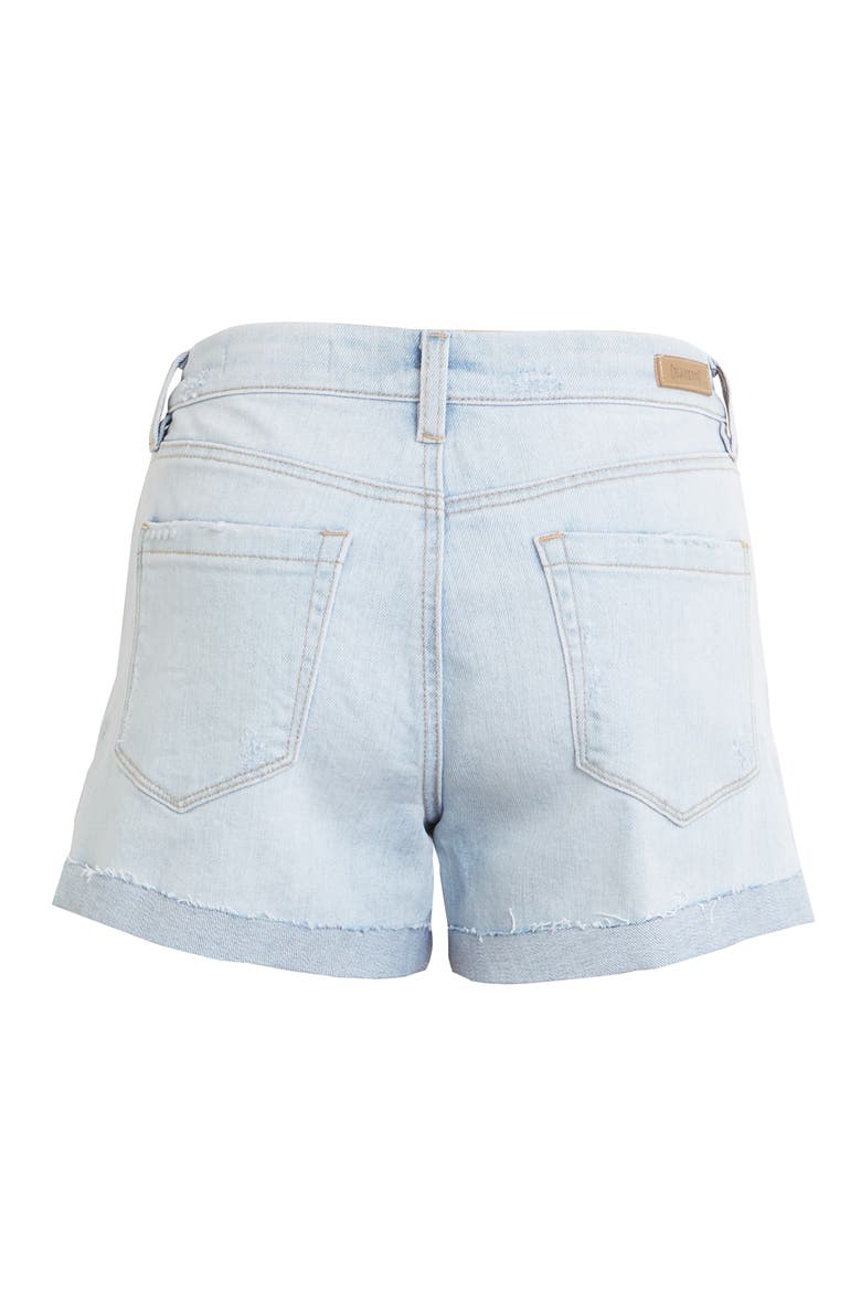 Boyfriend Denim Shorts, Alternate, color, MARITIME