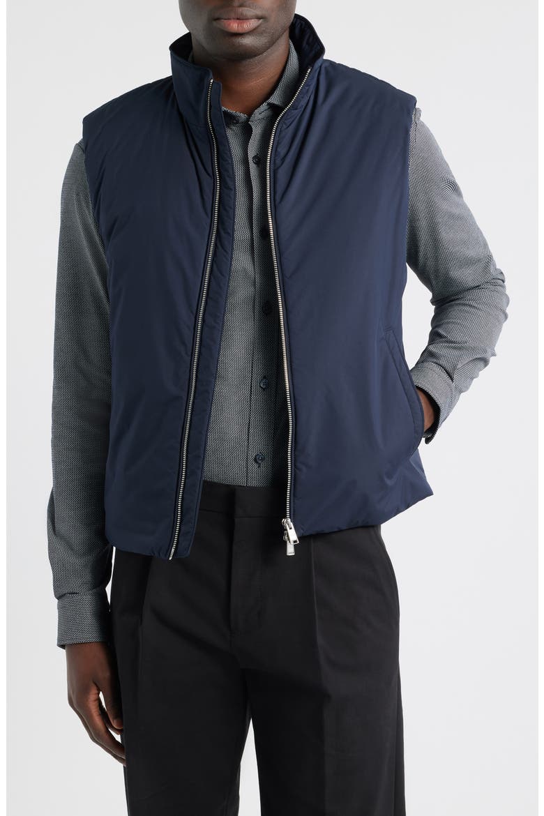 Carens Zip Vest, Main, color, DARK BLUE