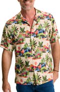 Tommy Bahama Cabana Skies Short Sleeve Silk Button-Up Shirt