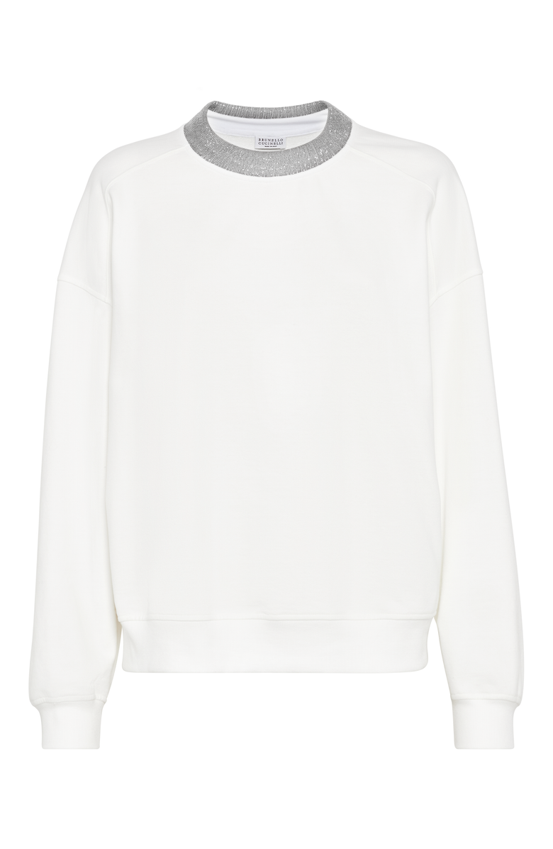 Brunello Cucinelli Cotton French terry sweatshirt, Main, color, 