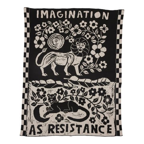 Imagination Knit Throw Blanket