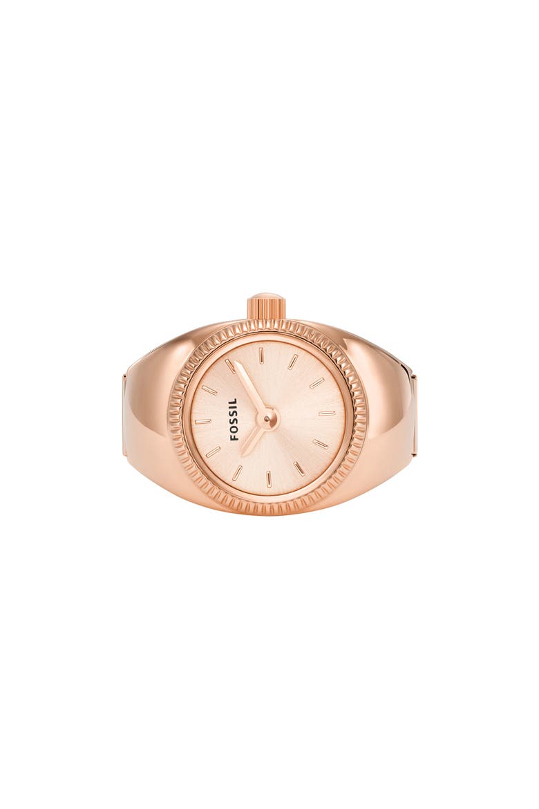 Ring Watch, 15mm, Alternate, color, ROSE GOLD