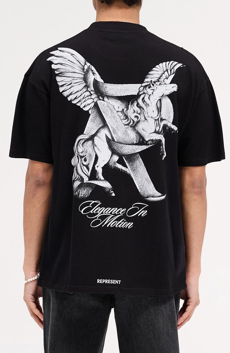 Represent Elegance in Motion Cotton Graphic T-Shirt, Alternate, color,