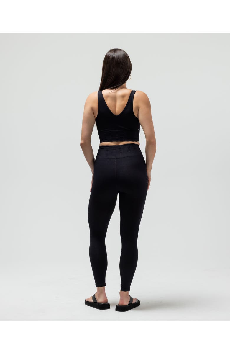 Reformer The Ribbed Legging, Alternate, color, Black