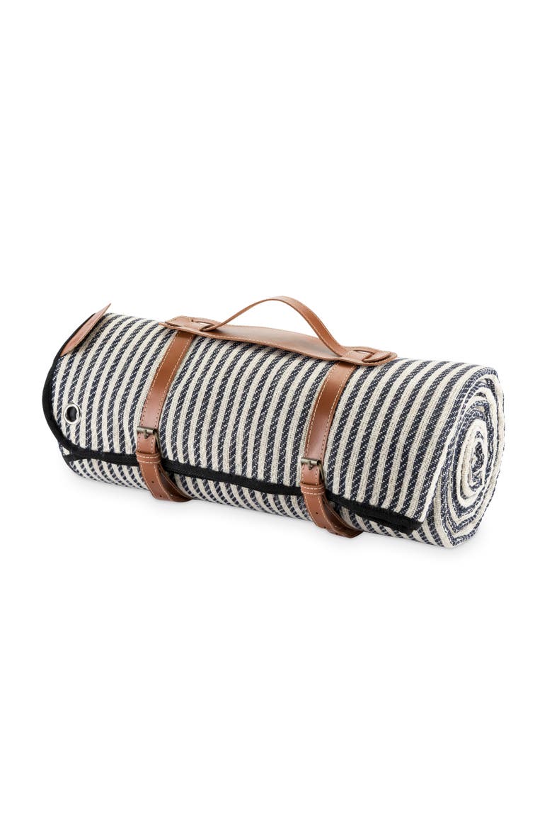 Picnic Blanket with Waterproof Lining, Main, color, Blue