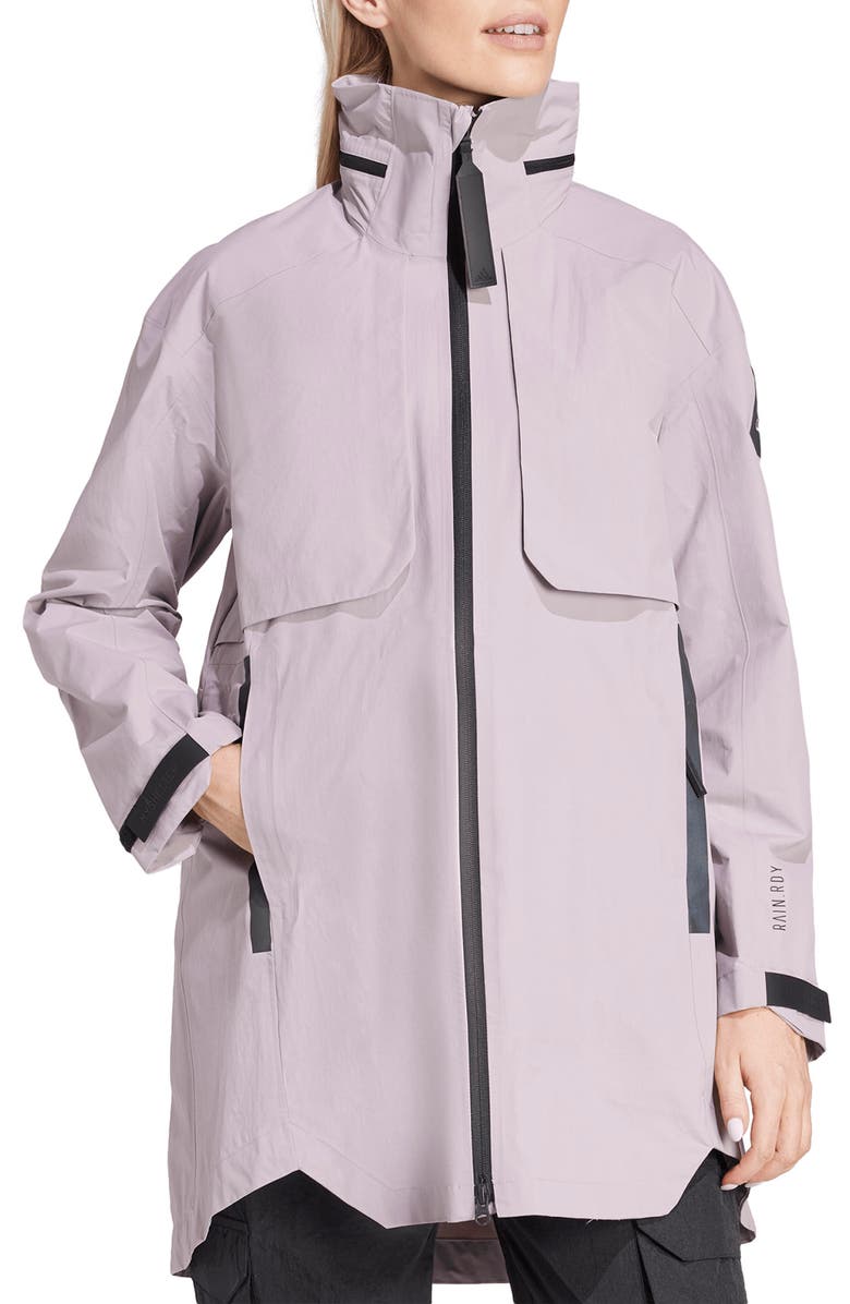 adidas MYSHELTER RAIN.RDY Waterproof Parka, Main, color,