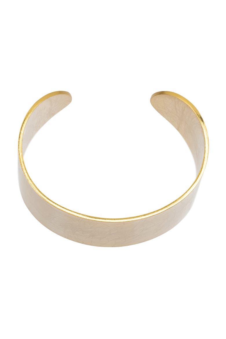Hammered Cuff, Alternate, color, Gold