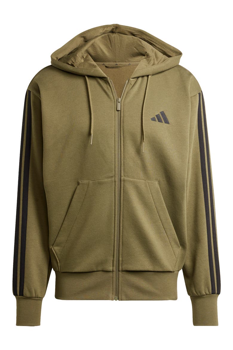Essentials Feelcozy Fleece Hoodie, Alternate, color, OLISTR/BLA