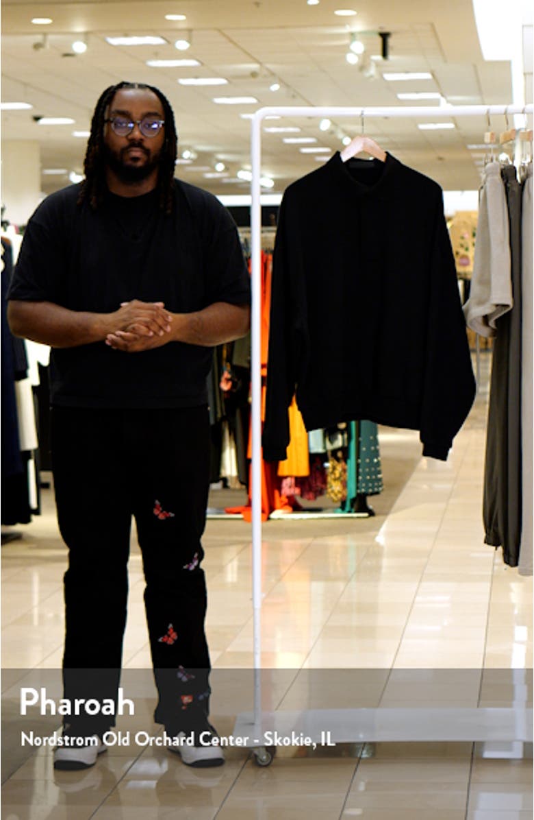 Cotton Blend Polo Sweatshirt, sales video thumbnail