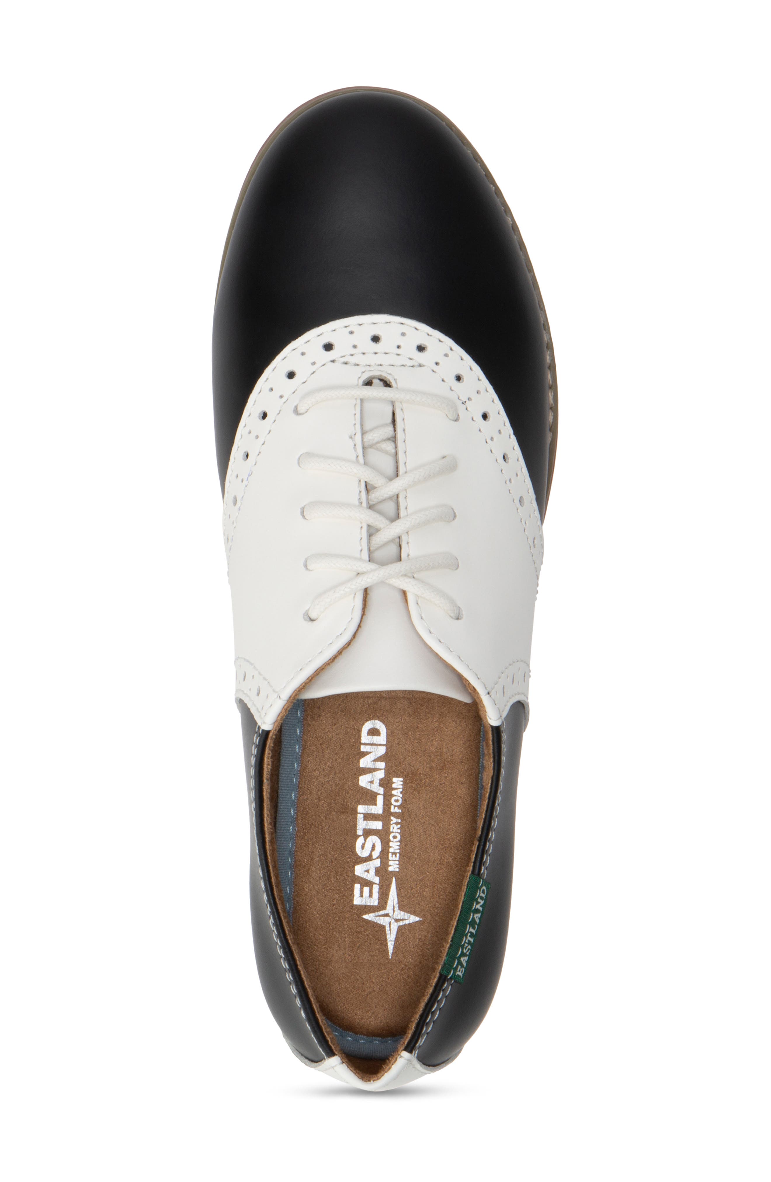 Eastland Sadie Oxford, Alternate, color, White/ Black
