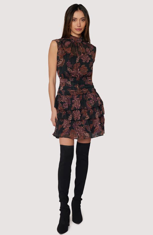 Lost + Wander Whispers Of Bohemia Minidress In Multi