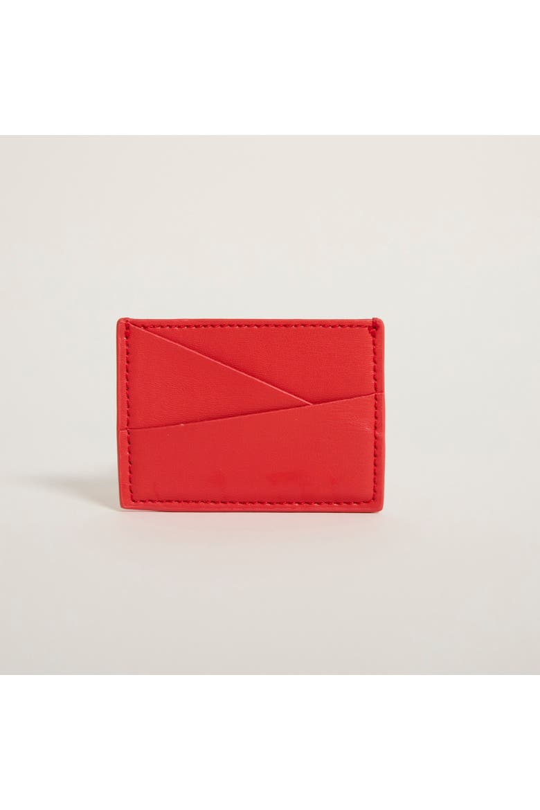 Gala Puzzle Cardholder, Alternate, color, Poppy Red