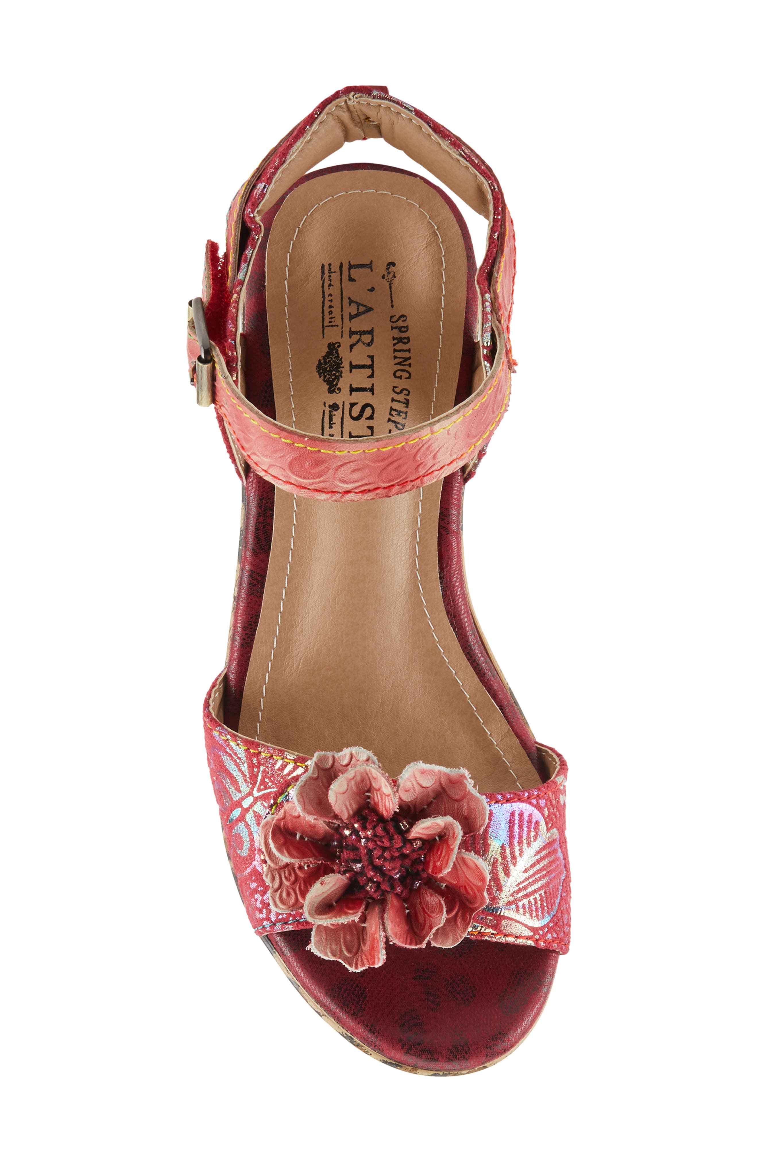 L'Artiste by Spring Step Wildcat Ankle Strap Sandal, Alternate, color, 