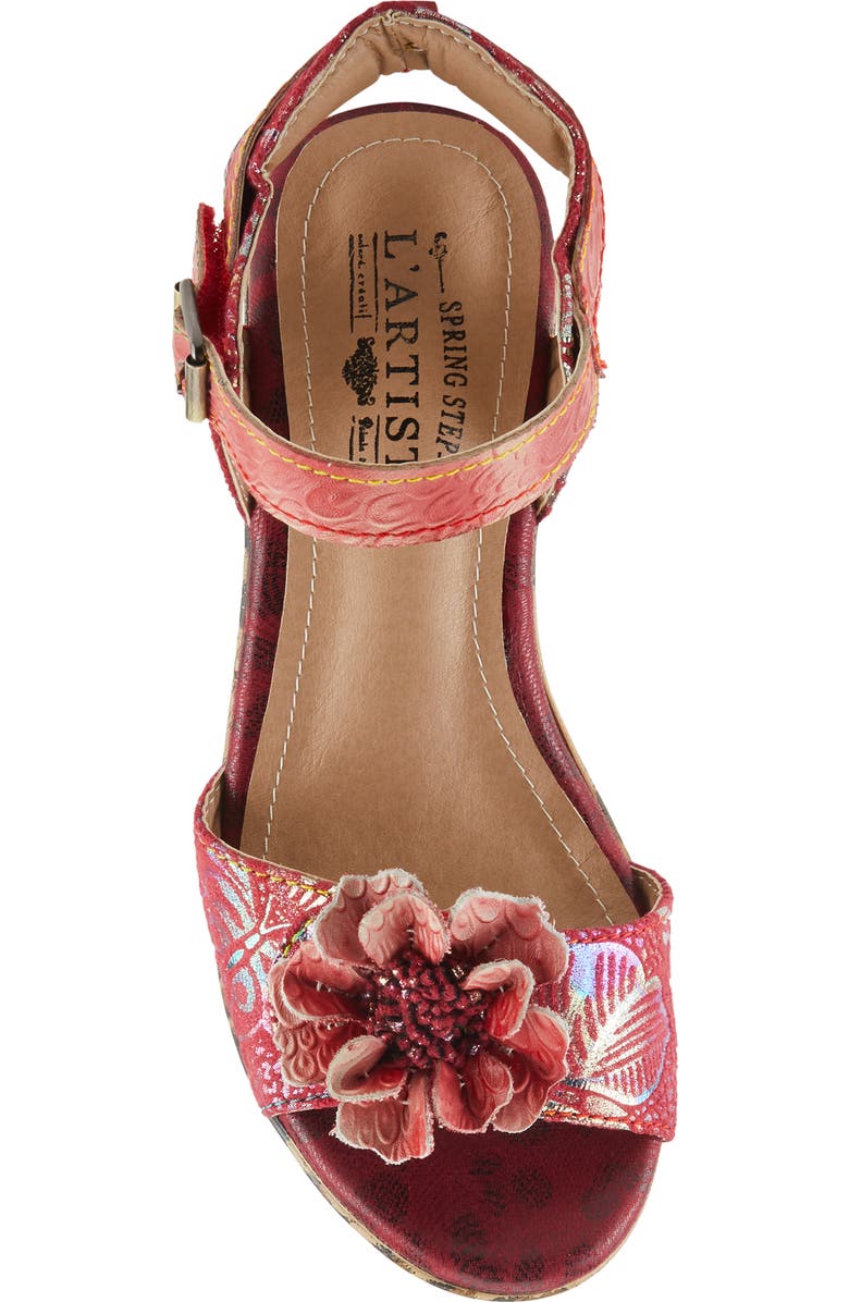 L'Artiste by Spring Step Wildcat Ankle Strap Sandal, Alternate, color,