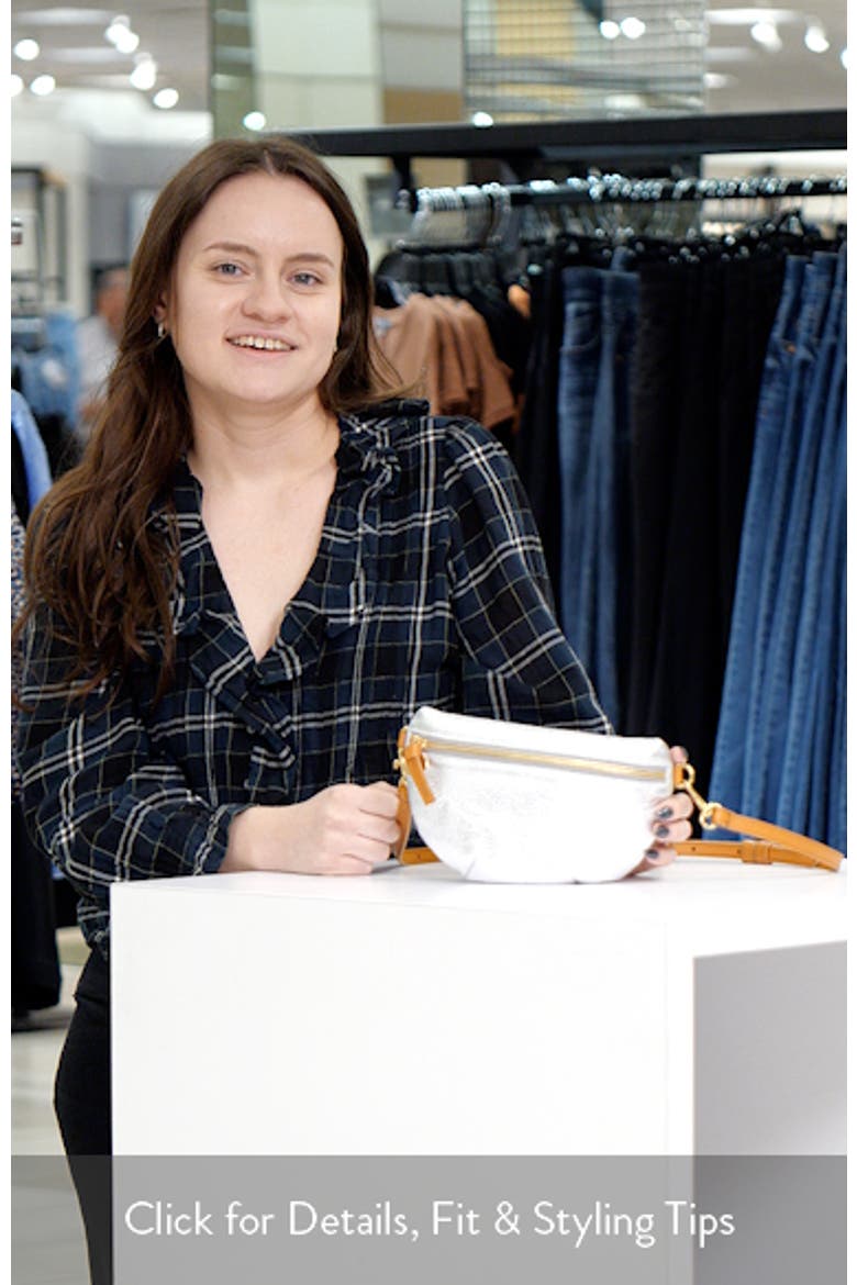 Petit Metallic Leather Belt Bag video