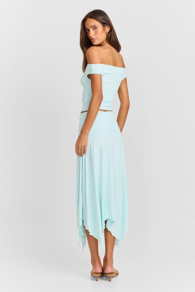 Chloe Midi Skirt, Alternate, color, Blue