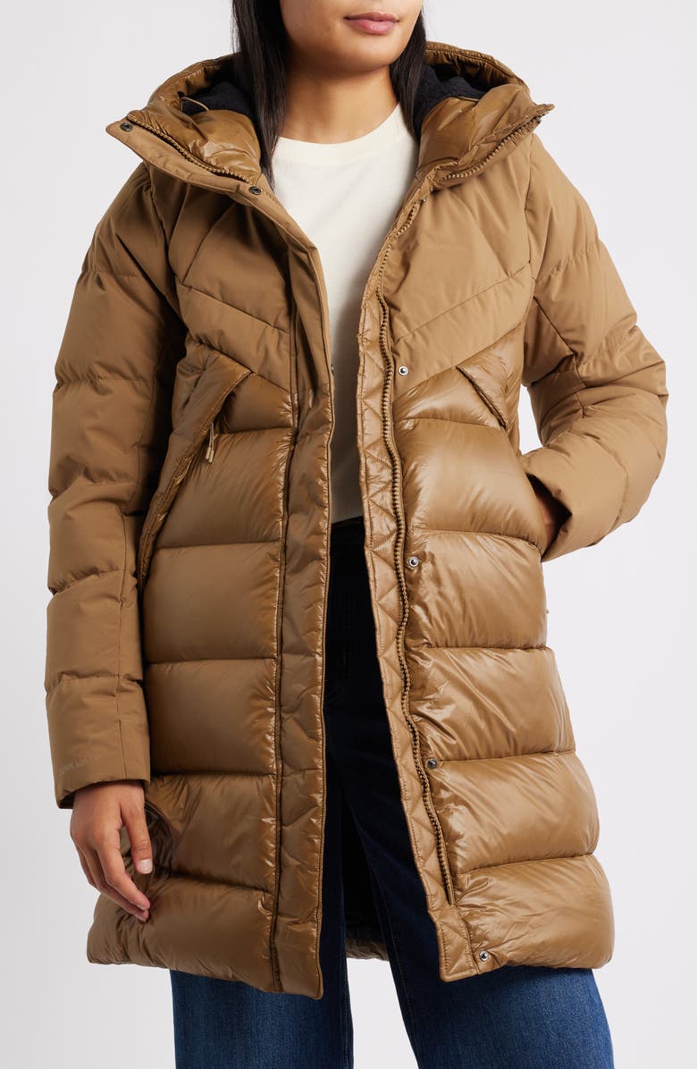 Helly Hansen Winter Bliss 600 Fill Power Down Parka, Alternate, color, Sepia