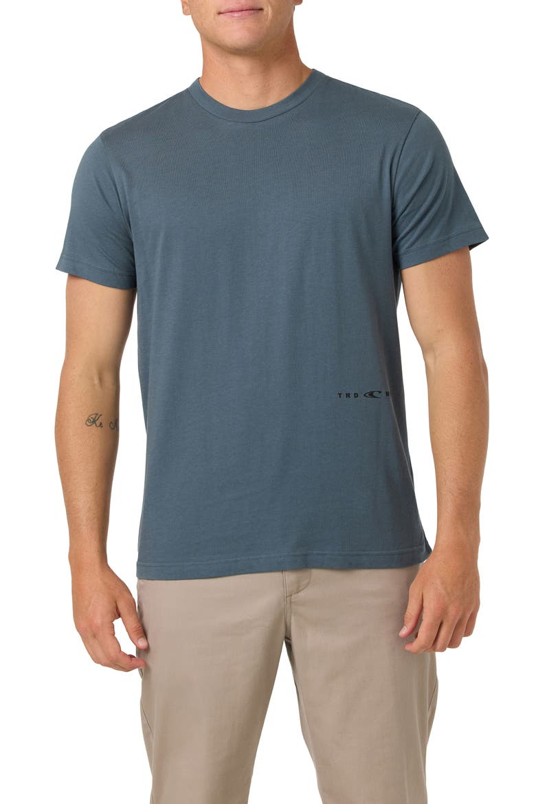 Drop Shadow Classic Cotton Graphic T-Shirt, Main, color, DARK SLATE