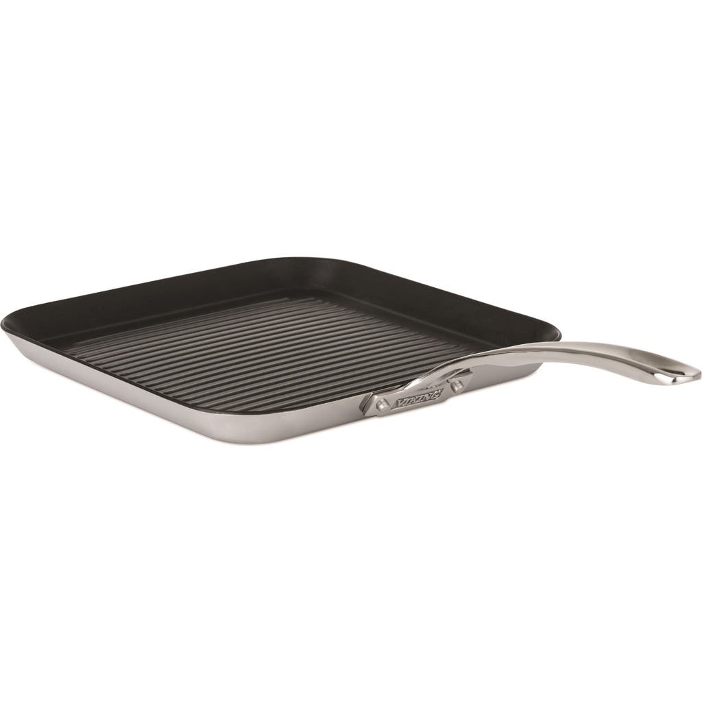 Viking Contemporary 11-Inch Nonstick Stainless Steel Grill Pan