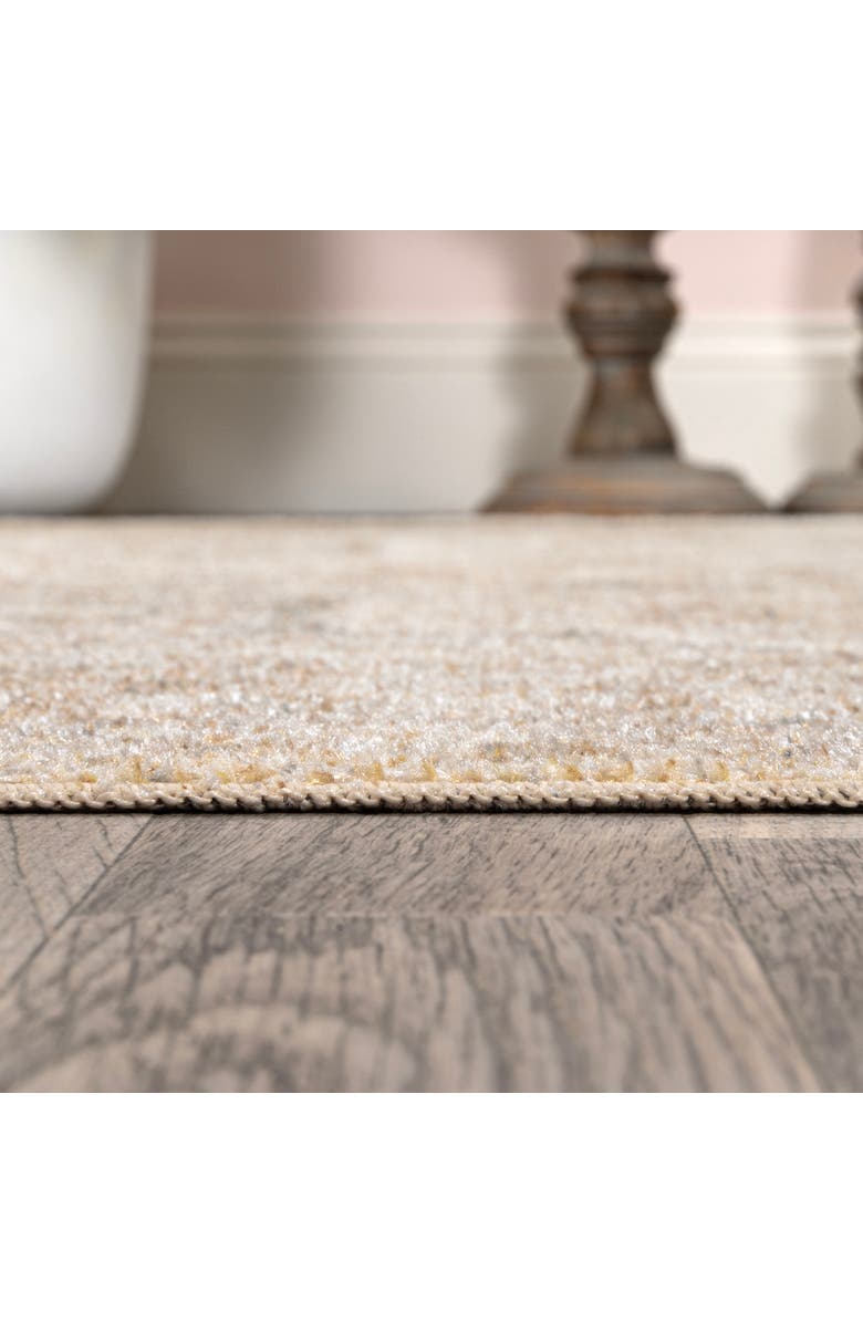 JONATHAN Y Koda Vintage Native American Medallion Machine-Washable Area Rug, Alternate, color, Cream/Brown