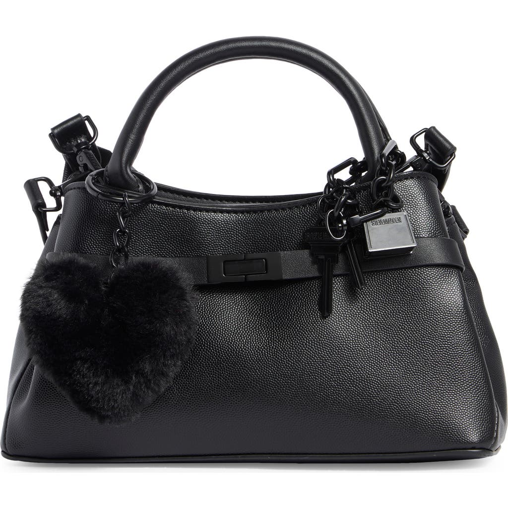 Steve Madden Holzer Top Handle Satchel In Black