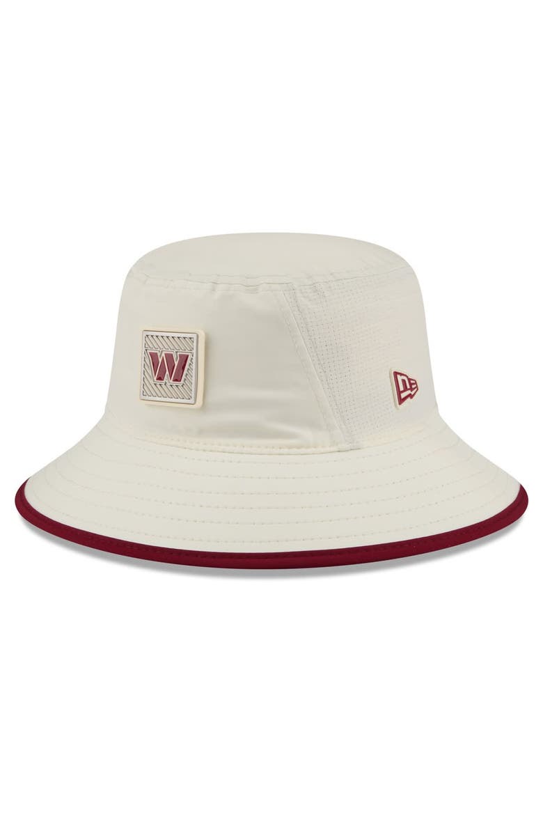 Men's New Era  Cream Washington Commanders 2026 NFL Training Camp Sport Bucket Hat, Main, color, Cream
