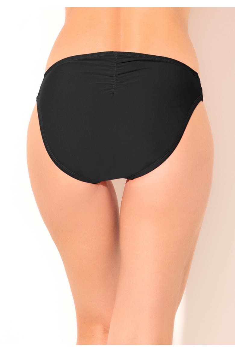Triple String Swim Brief, Alternate, color, Black