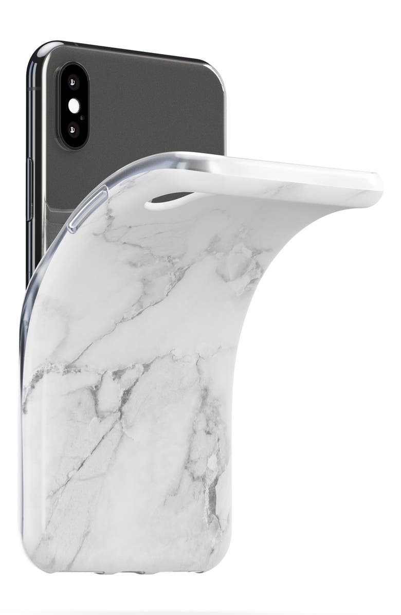 Recover White Marble iPhone X/Xs/Xs Max & XR Case, Alternate, color, 