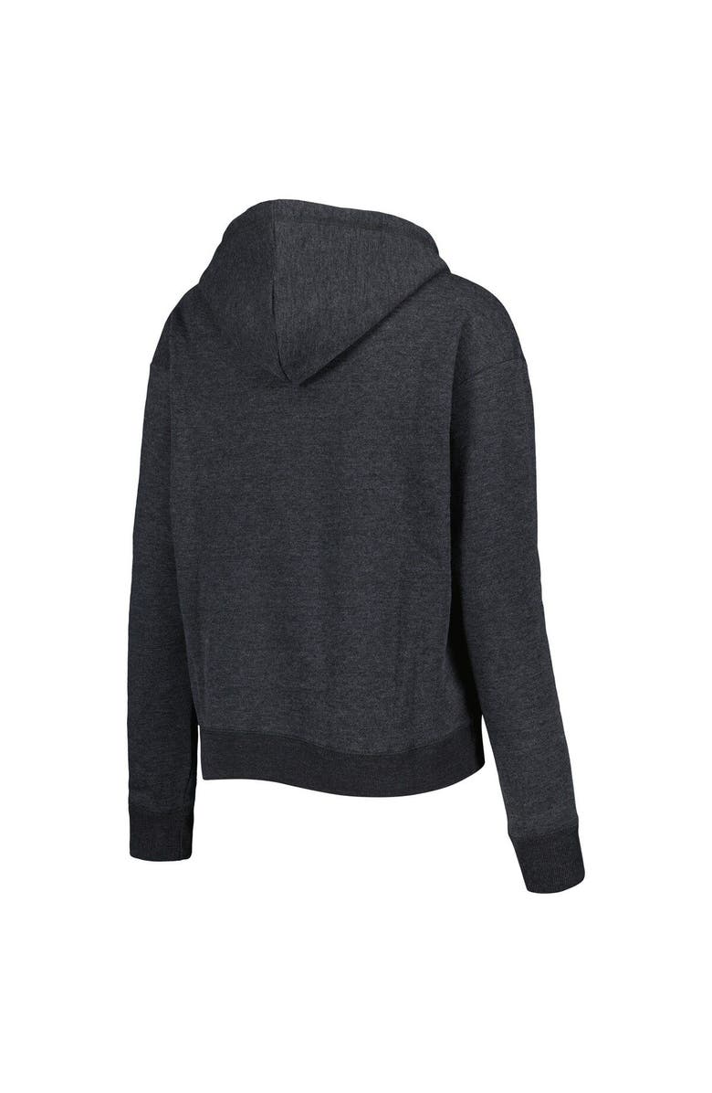 '47 Women's '47 Black Las Vegas Raiders Color Rise Kennedy Notch Neck Pullover Hoodie, Alternate, color, Black