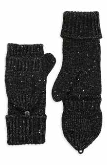 Calvin Klein Mini Sequin Flip Top Gloves