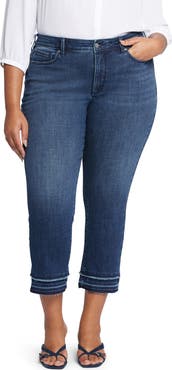 NYDJ Marilyn Release Hem Ankle Straight Leg Jeans