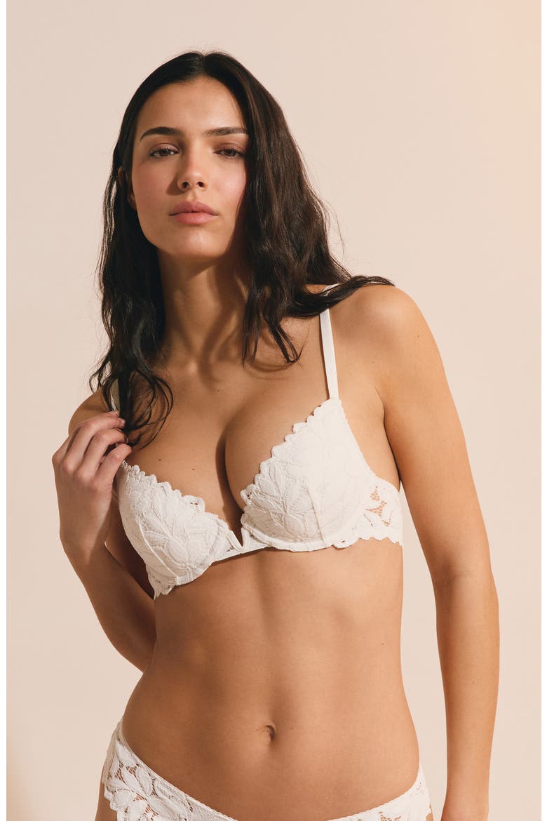 Celeste °2 Underwire Balconette Bra, Alternate, color, WHITE