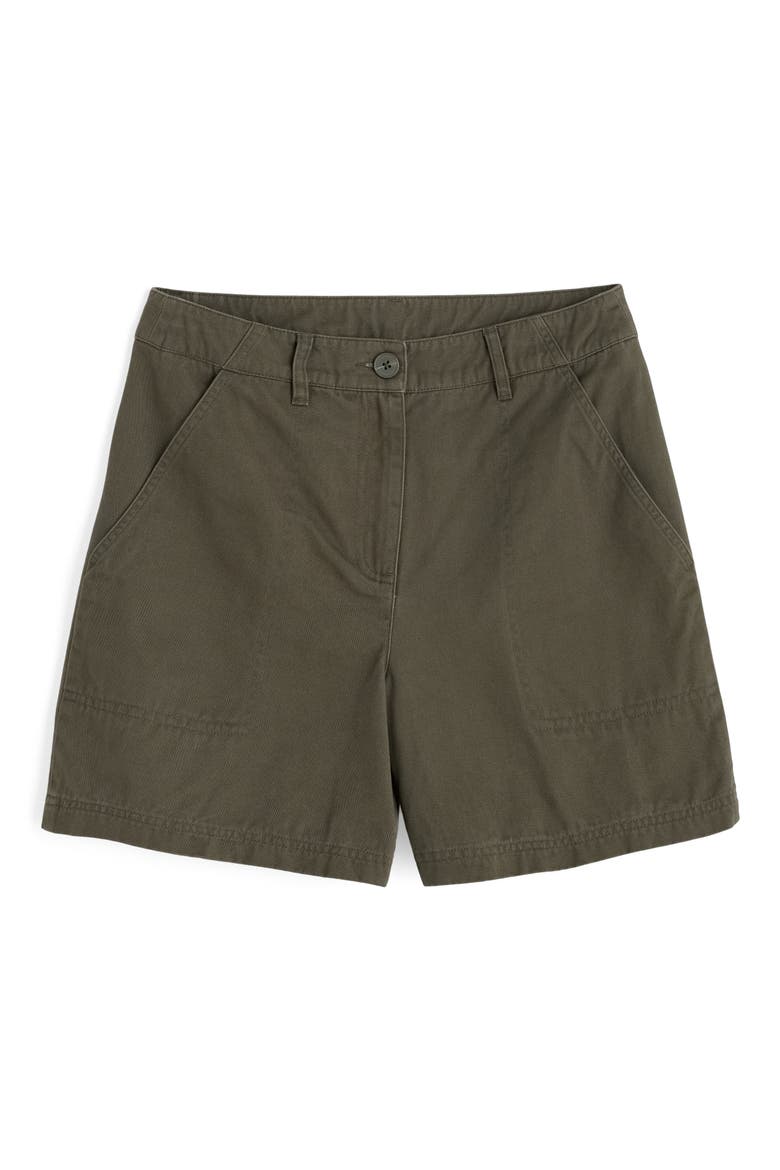 Attic Studio Organic Cotton Shorts, Alternate, color, ALPINE