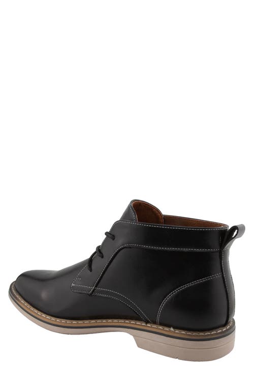 Deer Stags Garfield Plain Toe Chukka Boot In Black