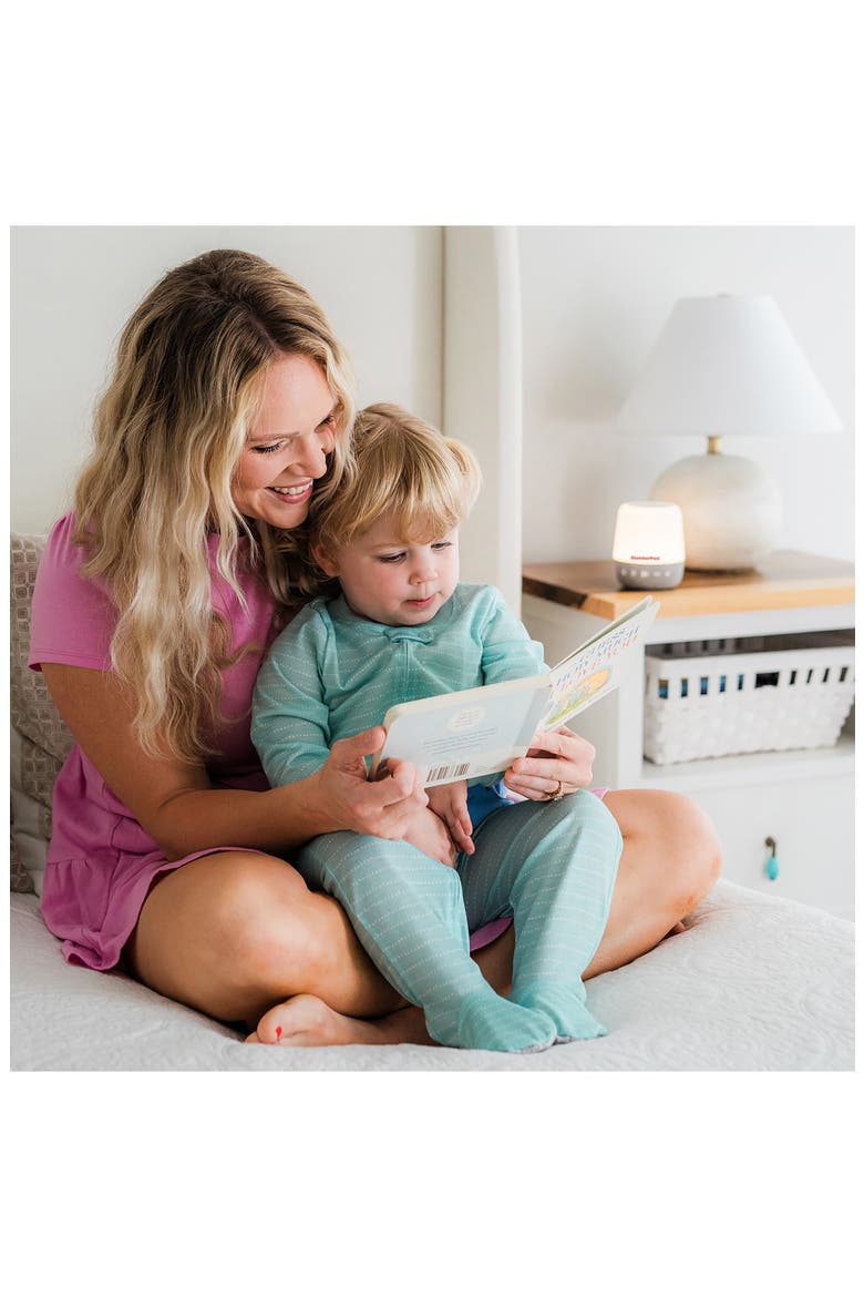 SlumberCalm 2-in-1 Sound Machine & Night Light, Alternate, color, WHITE/GREY