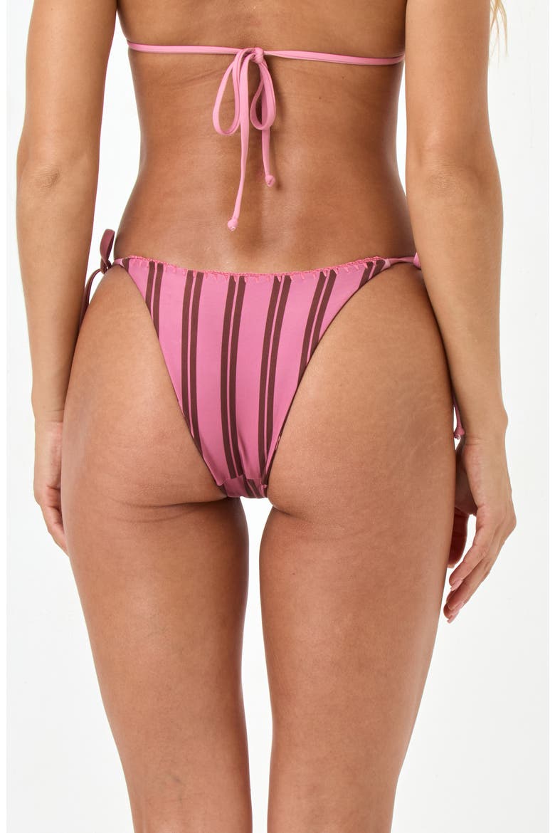 Samba Bitsy Side Tie Bikini Bottoms, Alternate, color, STRIPE SIDE/ ALOTTA POLKA DOT