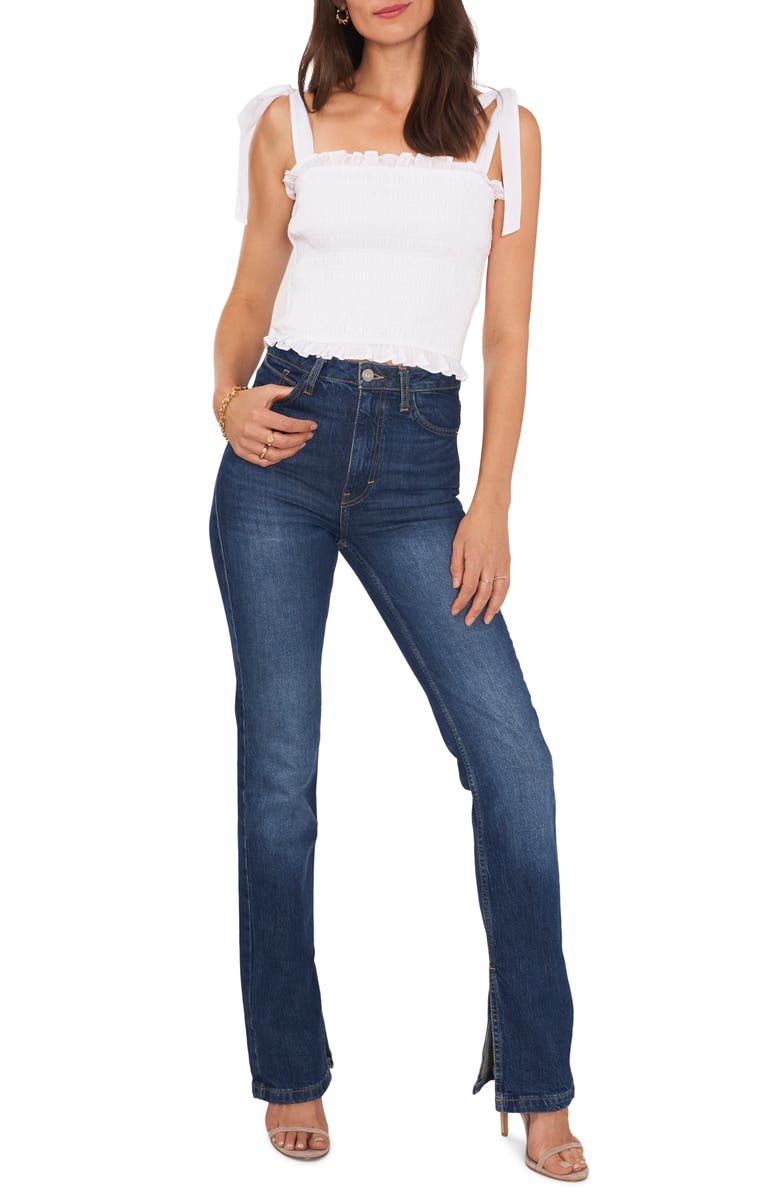 1.STATE Tie Shoulder Cotton Voile Top, Alternate, color, 