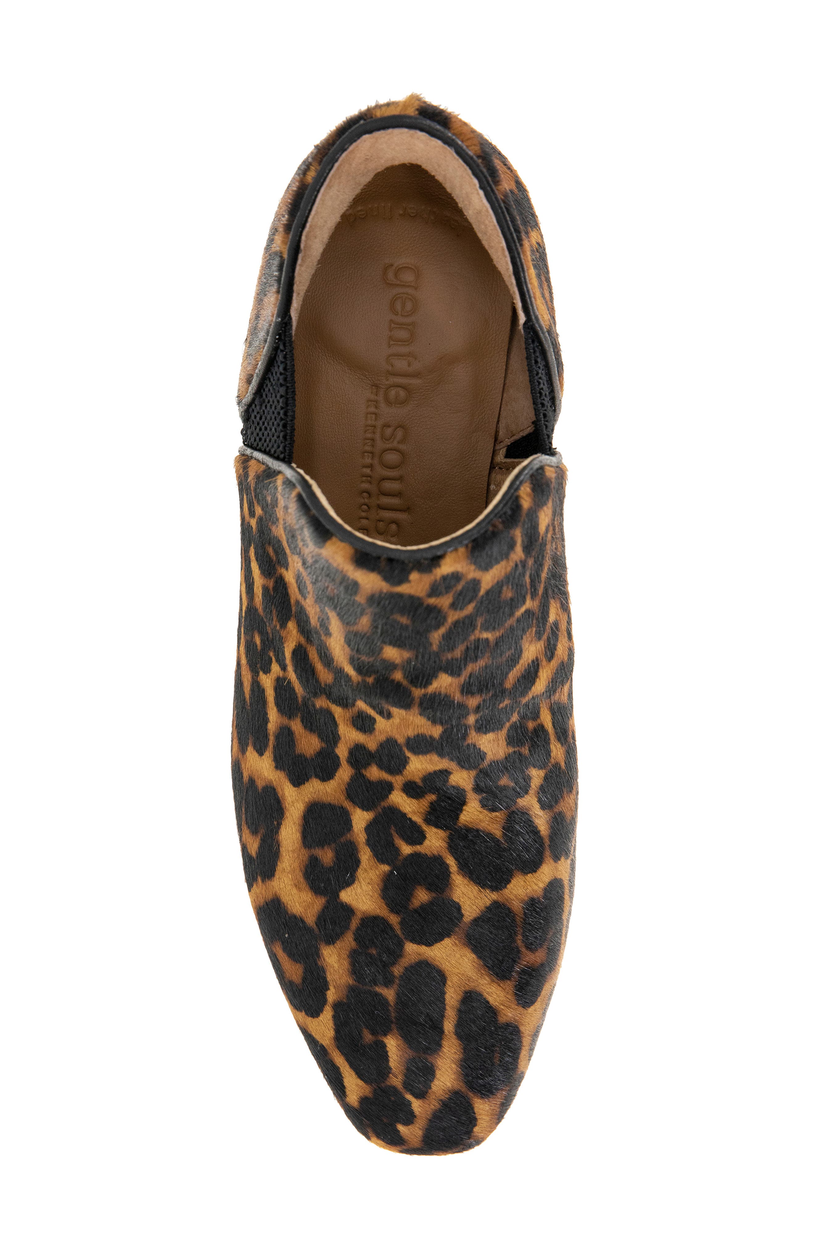 Gentle Souls Fran Bootie, Alternate, color, Leopard