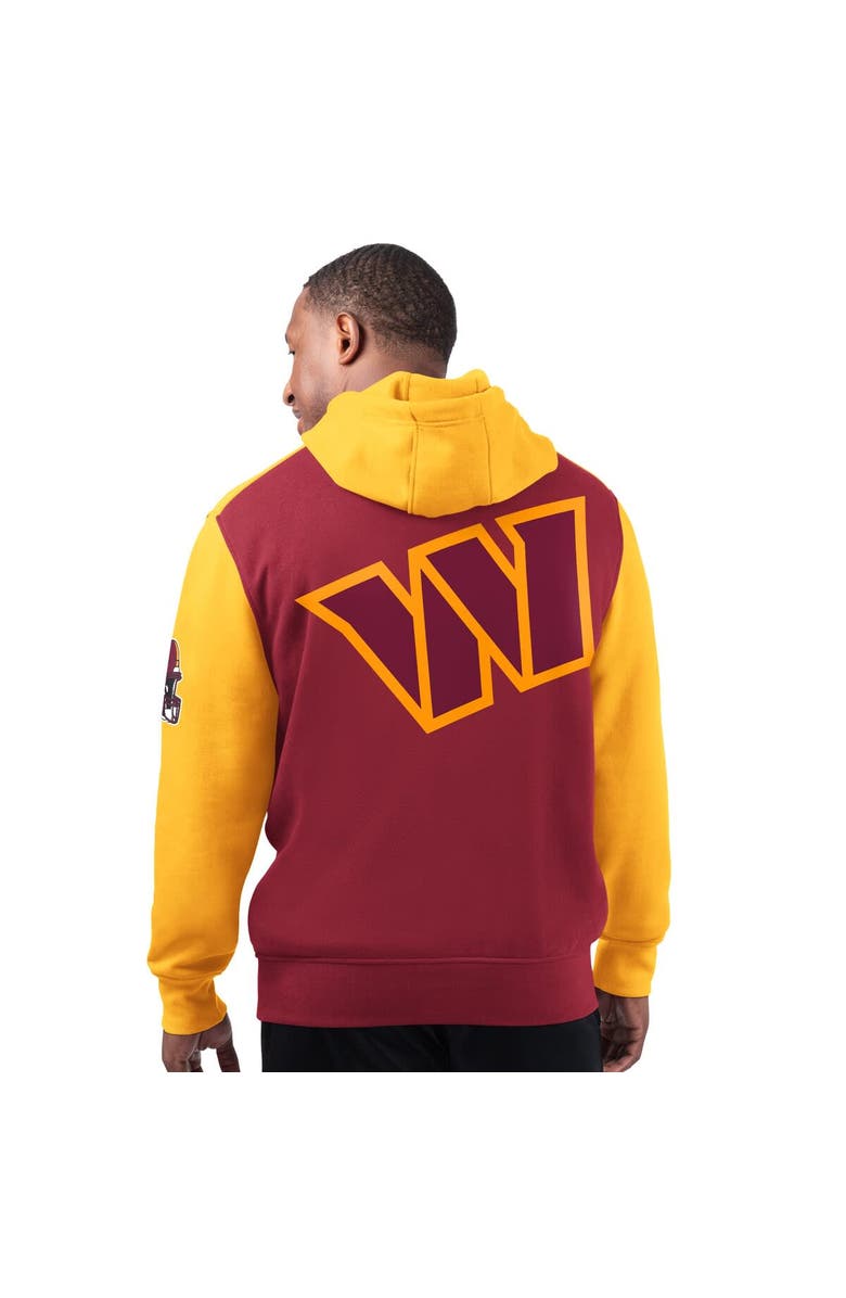 STARTER Men's Starter Burgundy Washington Commanders Extreme Pullover Hoodie, Alternate, color, 