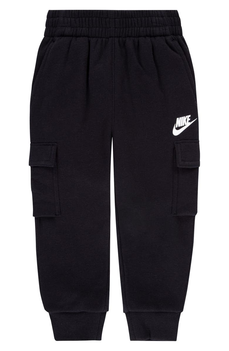 Nike Kids' Swoosh Club Fleece Cargo Sweatpants, Main, color,
