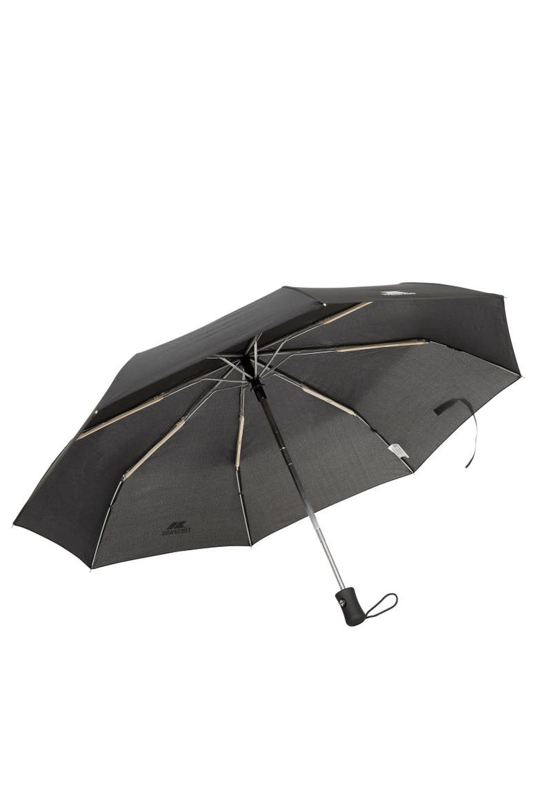 Resistant Folding Umbrella, Alternate, color, Black